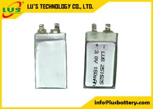 China Ultra Thin Disposable Lithium Battery 3V CP251525 150mah CP251525 RFID wholesale
