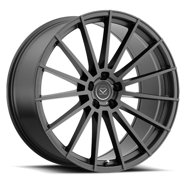 5*114.3 matte black monoblock high perfomance racing wheel rim
