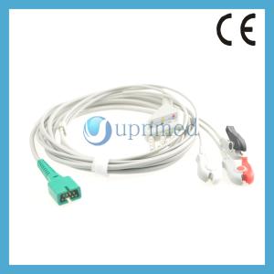 China MEK One piece 3lead ECG Cable with leadwires wholesale