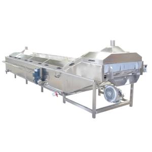 China Stainless Steel 6.5KW 1000kg/H Vegetable Blanching Machine Restaurant wholesale