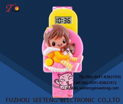 Popular customized promotion watch for children and adults Cute children's watch