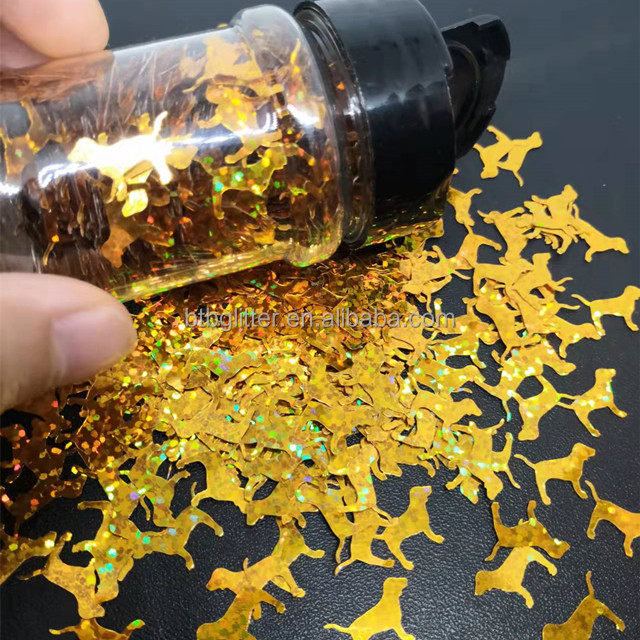 Craft Packing Clothing Webbing Gift Dog Shaped Glitter Sequins Pillow and Bone Decoration BILING BILING Function