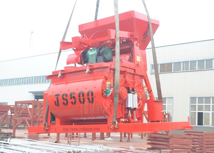 twin shaft concrete mixer