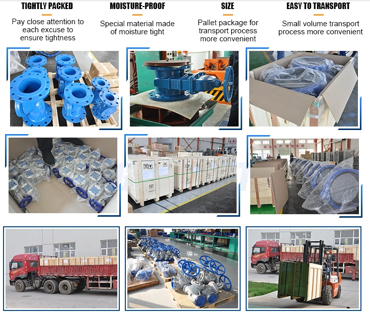 DN150 DN1800 Butterfly Valve PN16 Double Flange Double Eccentric Soft Sealed BS5163