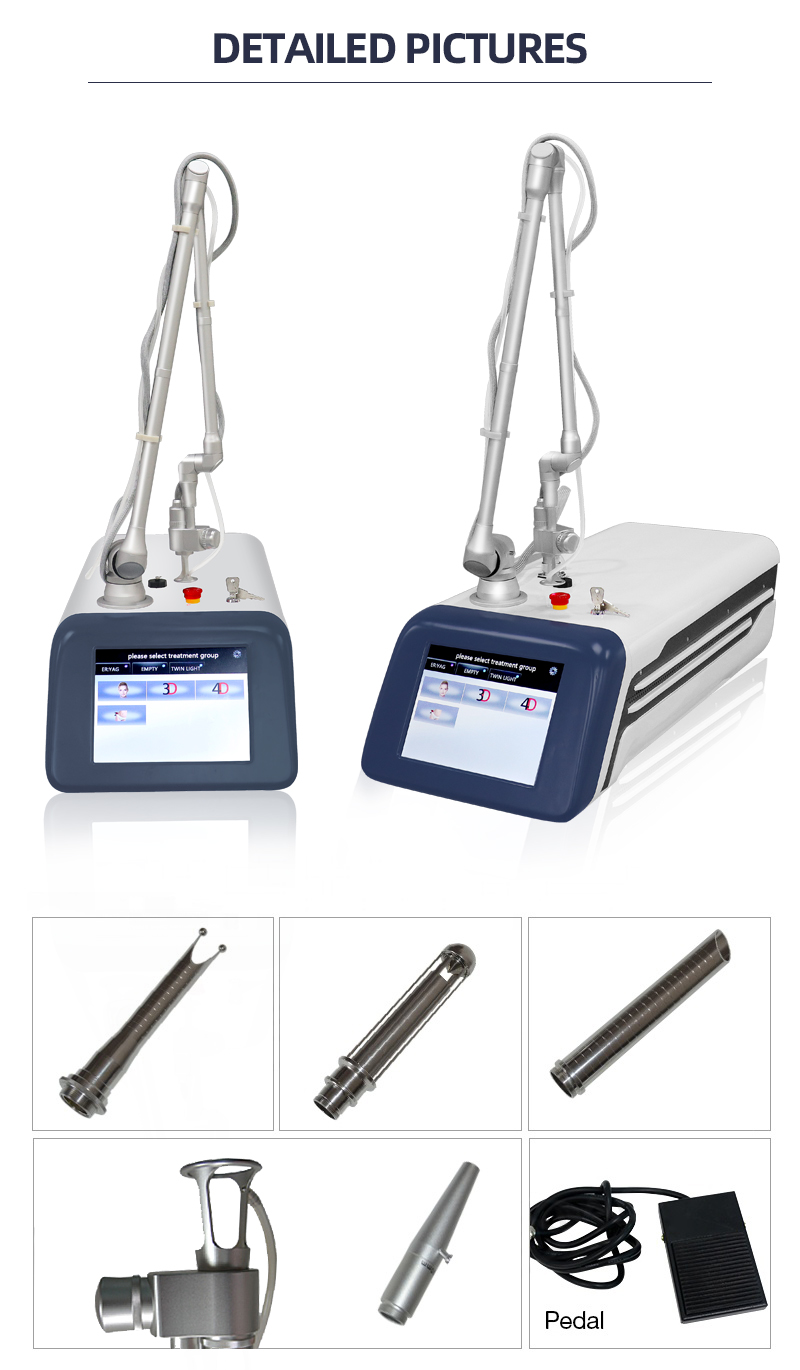 RF Fractional Co2 Laser Machine 4D Skin Resurfacing For Acne Treatment