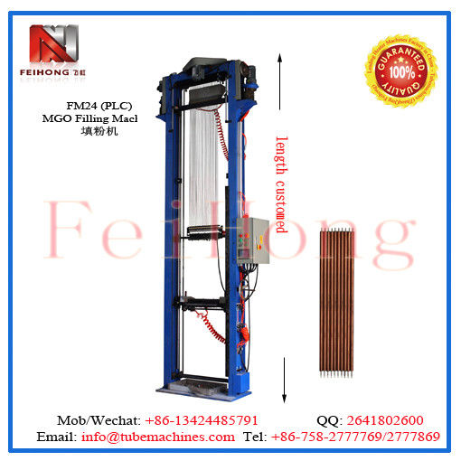 custom 3 tubes MGO powder filling machine for heating elements