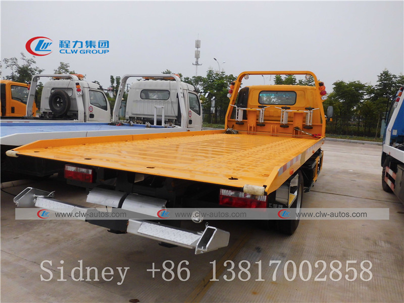 JAC 4X2 Flatbed Tow Truck With Q235A Carbon Steel Body