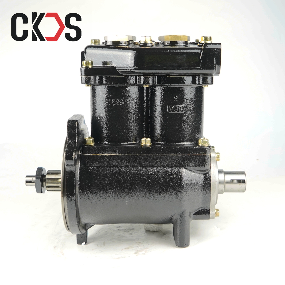 Genuine OEMME150697 Pneumatic Air Brake Compressor for Mitsubishi Fuso 6D24 Double cylinder Engine 35MM Crankshfat Diam