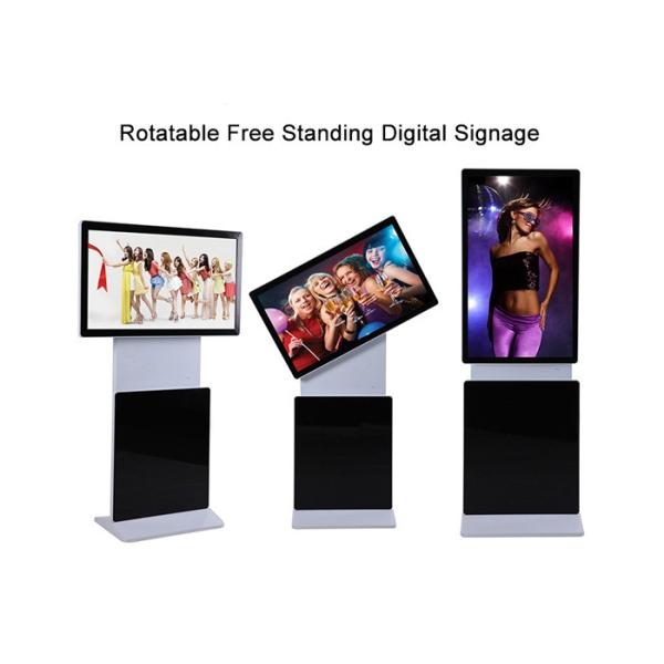 43 Inch Rotatable Floor Standing Kiosk 7*24 Hour Working With Loop Display