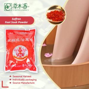 China Saffron Natural Herbal Foot Soak Traditional Chinese Herbs For Soaking Feet wholesale