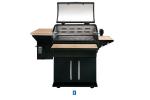 Powder Coated Wood Pellet Barbecue Grills Hopper Smoke Free Easily Assembled