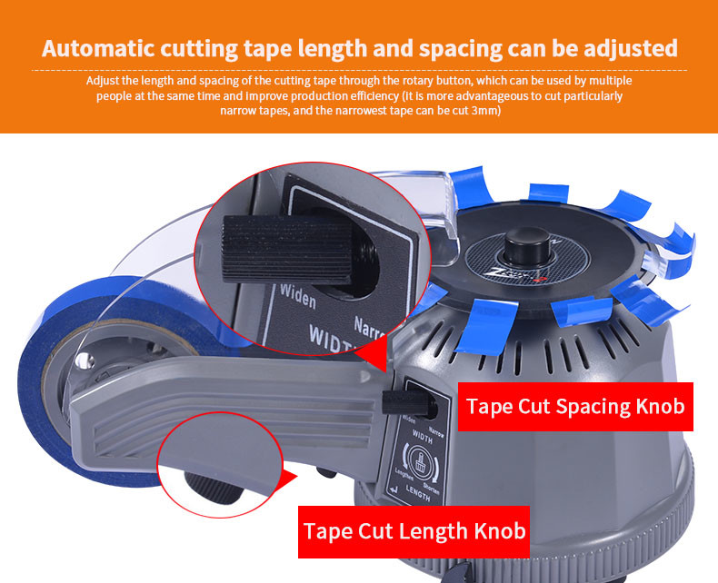 NSA Gummed Paper Turntable Tape Dispenser , Automatic Sealing Tape Dispenser