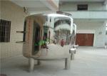 Stainless Steel Water Tank Water / Milk / Beer Storage Tank Vessel Housing