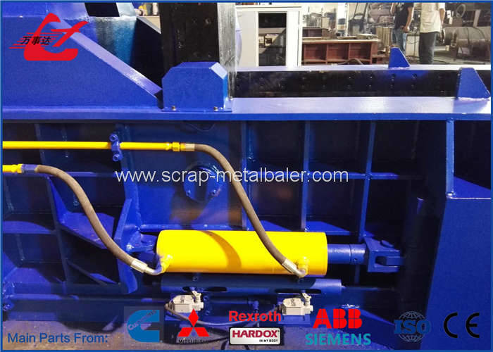 WANSHIDA Hydraulic Scrap Metal Tyre Wire Steel Baling Press Compactor Baler Machine For Sale