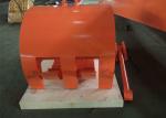 Q345B NM400 Excavator Thumb Grab Hitachi Orange Color 990 mm Bucket Width