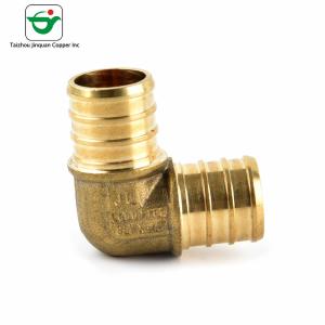 China ANSI Standard 1/2''X1/2'' Brass 90 Degree Hose Elbow Fittings wholesale