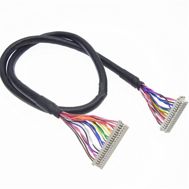 Abrasion Resistance 6cores LVDS Cable Assembly LCD LED Led Tv Lvds Cable