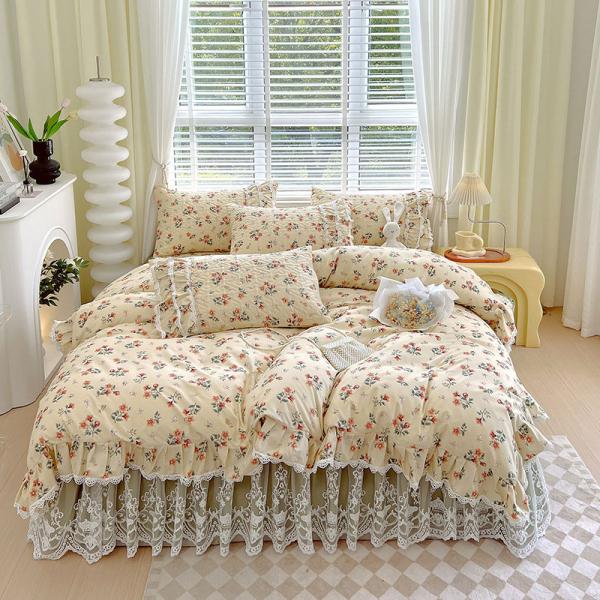 Customizable Princess Wind French Lace Bedding Set All-groups European Style Four Seasons