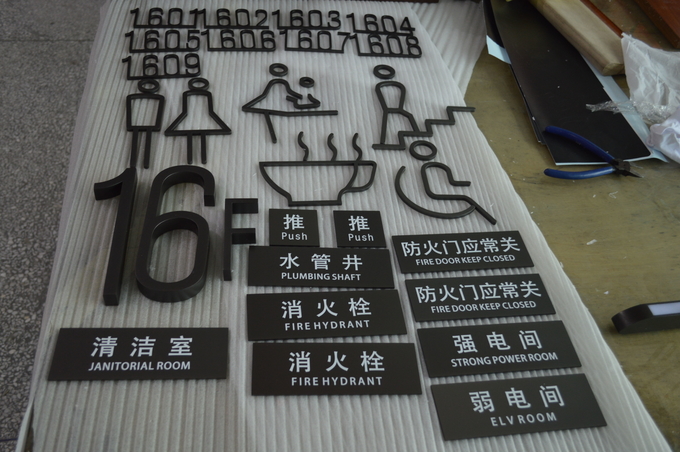 Metal Event Directional Signage Customized Sizes UL RoHs Certified