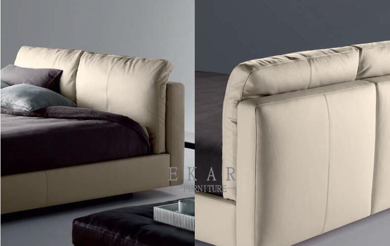 Bed Room Soft Wood Double Bed Designs ZZ-BD024