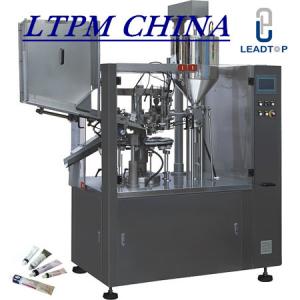 China Cream Aluminum Tube Filling and Sealing Machine 5-350ml 80/min wholesale