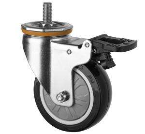 China Industrial Polyurethane Castor Wheel 3 Inch wholesale