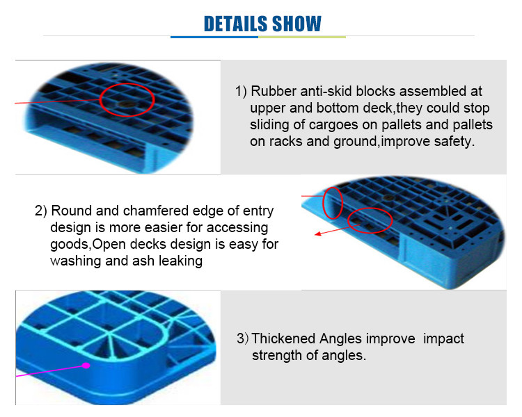 Heavy duty poly go second hand plastic pallets