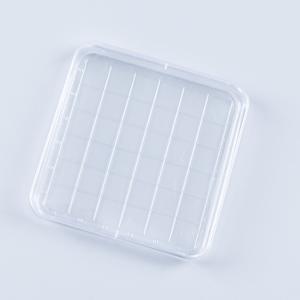 China Sterile Square Petri Dish Smooth Surface 90x15mm wholesale
