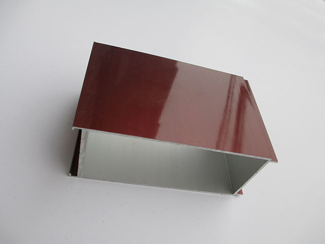 High Intensity Red Coated Aluminum Door Profiles For Chinese Style Doors