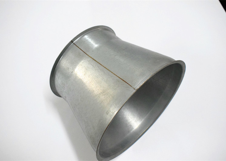 Modular Ductwork Pipe Fittings 60 Degree Pressed Bends For Dust Collection
