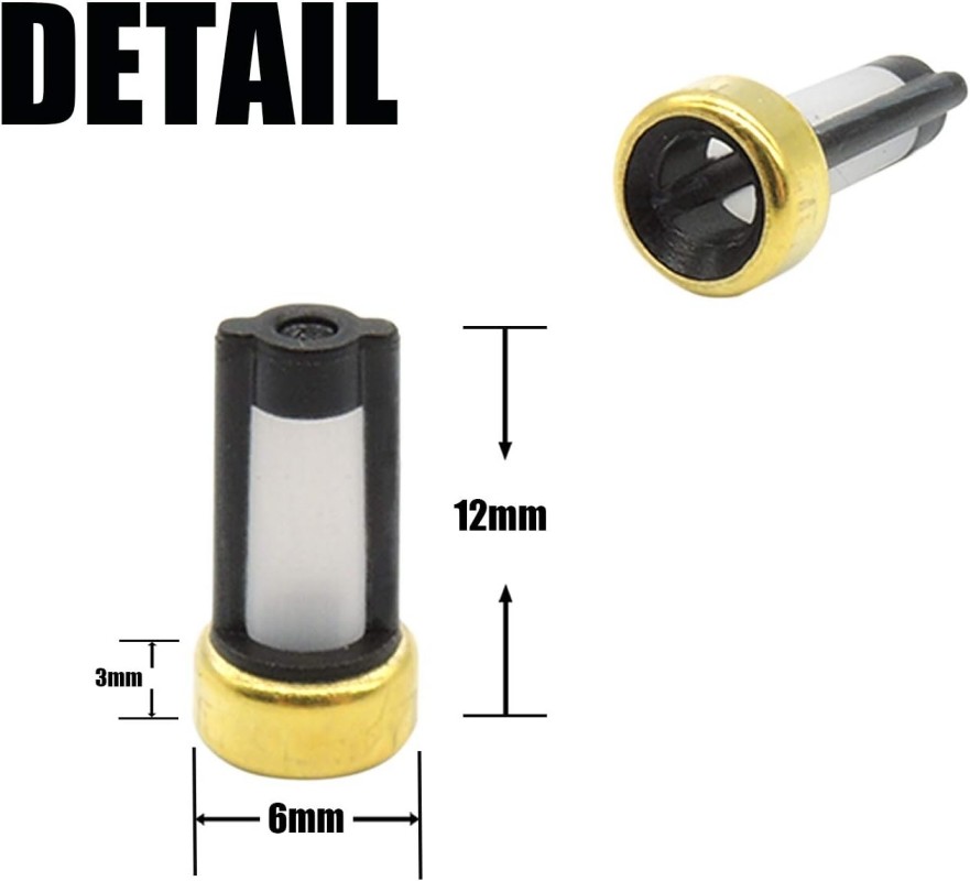Universal Fuel Injector Micro Filter 6mm X 12mm
