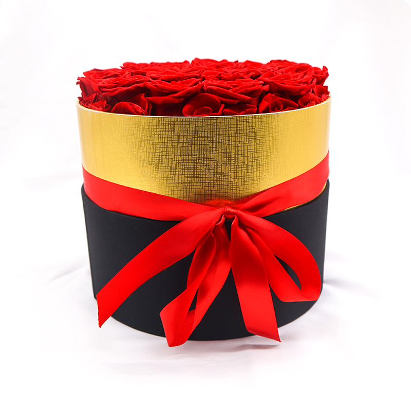 Real Touched Preserved Rose Gift Box Never Fade Flowers With Natural Looking