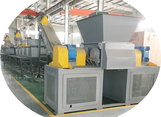 120kw 50hz Plastic Recycling Washing Line , 1500kg/H PET Washing Line