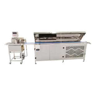 China Easy Operation Small Chocolate Enrober Machine For Dry Fruit Chocolate Coating wholesale