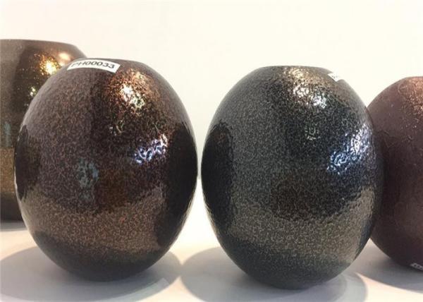 Particle Size Uniform Metallic Powder Coat , Gold Yellow Powder Coat Colors