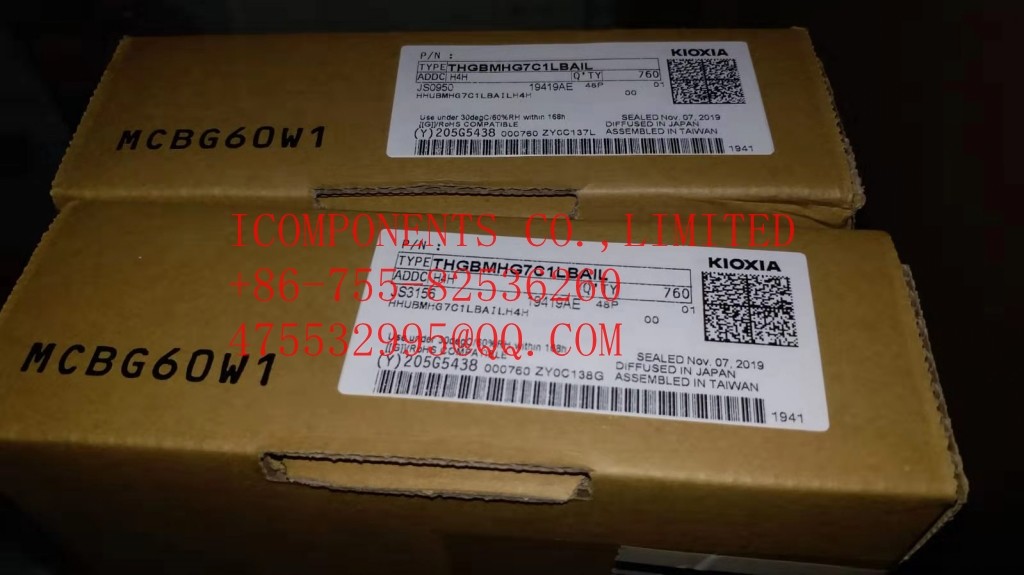 THGBMJG7C1LBAIL TOSHIBA 16GB NAND 15NM EMBEDDED MULTIMEDIA CHIP (EEPROM) (ALT: THGBMJG7C1LBAIL)