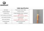 Ohmalloy PWHT Cable Vitreous Silica Thermocouple Type K Cable 800℃