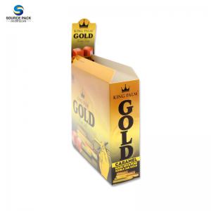 China Metallic Effect Display Paper Cigar Packaging Box on sale