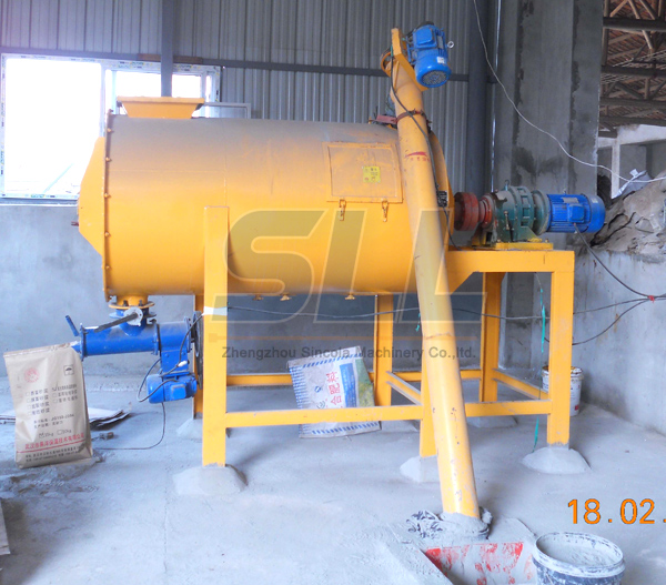 1-5tph dry mortar mixing plant 