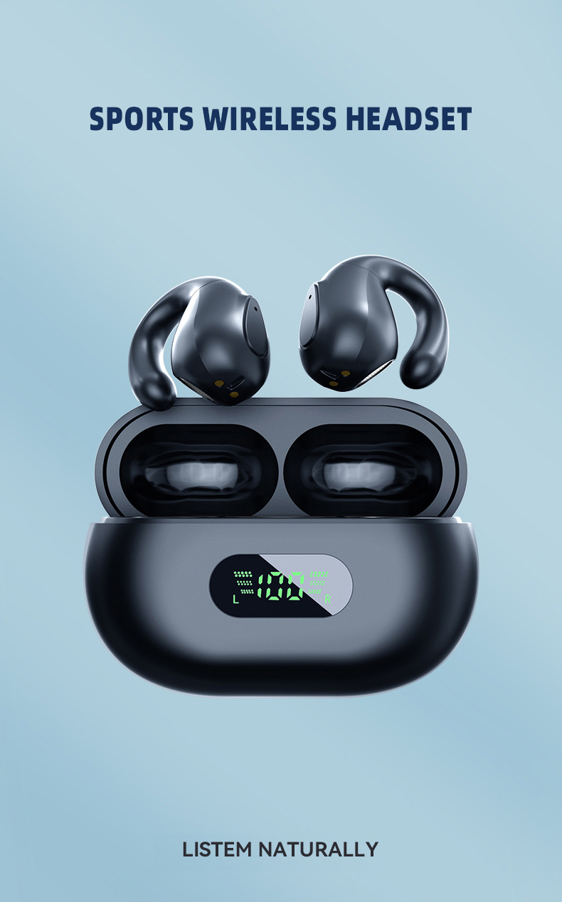 Waterproof IPX-5 OWS Gaming Earphone Low Latency Stereo True Wireless for Driving Takeout and Meetings
