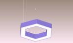 SMD5630 Hexagon Led Pendant Light HR600X75mm Hex Pendant Light