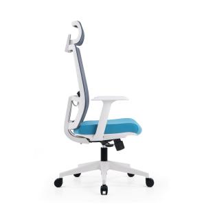 China Executive Chair with Headrest White Office Furniture 580*640*1150-1250mm OEM Accepted wholesale