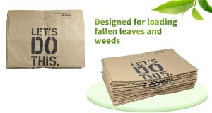 China Custom Size Lawn And Garden Paper Bags White / Brown Outdoor Use wholesale