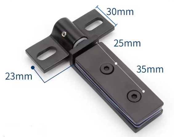 Anti Abrasion Shower Room Accessories Easy To Install Glass Shower Door Stopper