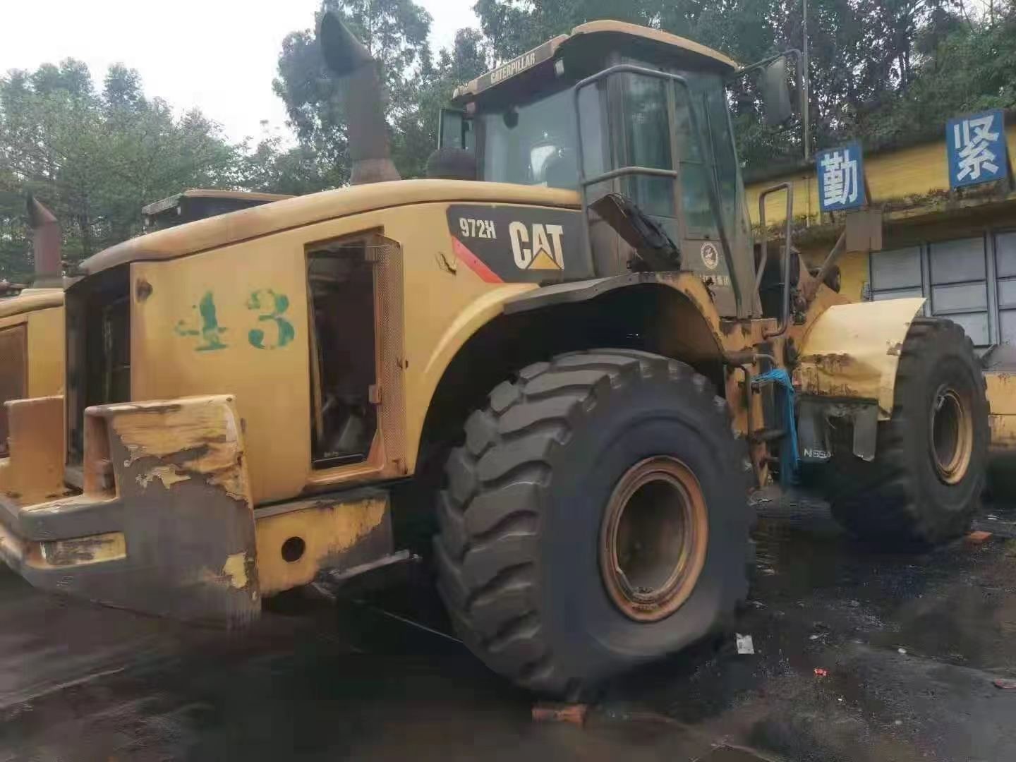 972h Cat Caterpillar 972h Wheel Loader Used Japan 126.7kN Lifting Force
