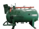 Carbon Steel Horizontal Pressure Leaf Filter Green Auto Coconut Oil