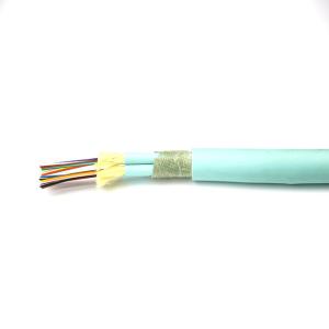 China GJFJU 24-144core SM/MM Tight Buffer Indoor Fiber Optic Cable PVC/TPU/LSZH Sheath wholesale