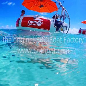 China Diameter 250cm Depth 30cm 316L Stainless Steel BBQ Boat wholesale