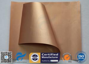 China Easy Clean Non Stick Silicone Baking Mat Food Grade Copper PTFE Coating wholesale