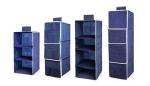 Hanger Organizer Non Woven Storage Boxes Closet Hanging Storage Bags Rose